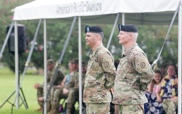 25th CAB change of command