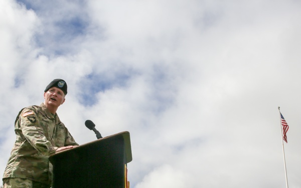 25th CAB change of command