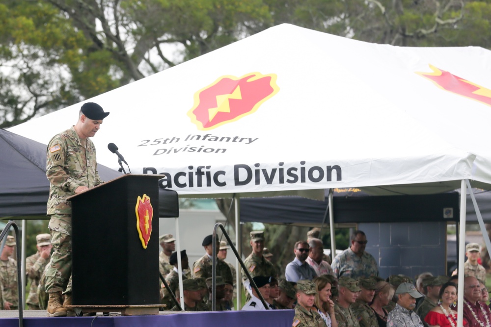 25th CAB change of command