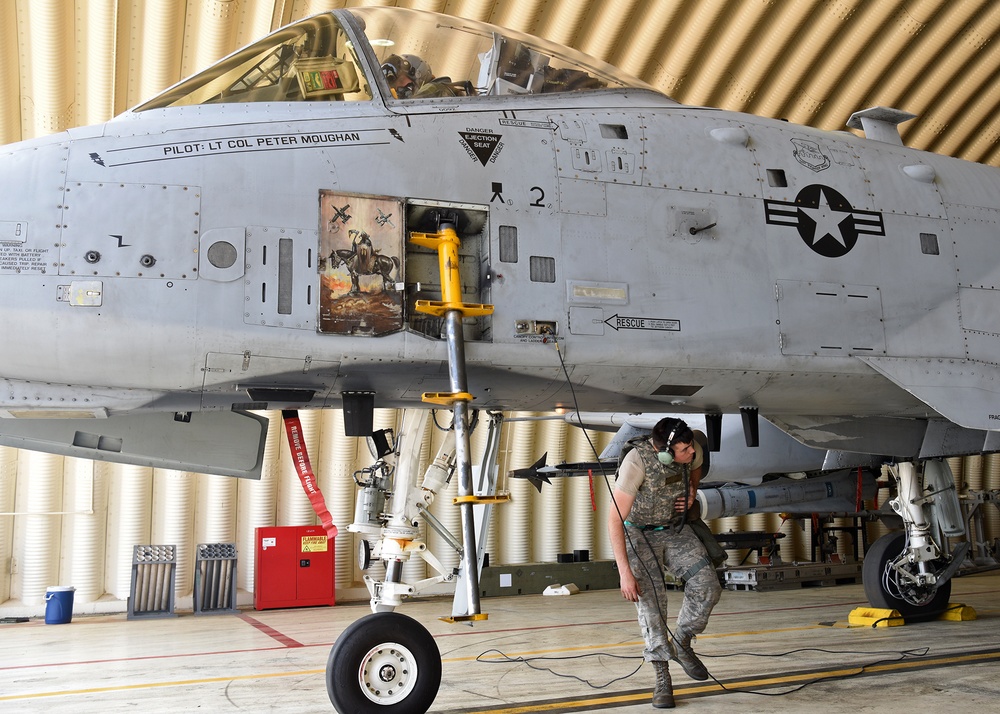 25th Fighter Squadron A-10 operations