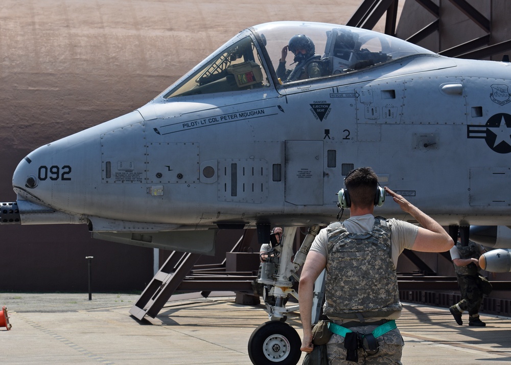 25th Fighter Squadron A-10 operations