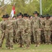 Lightning Troop change of command ceremony