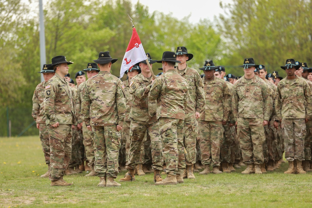 Lightning Troop change of command ceremony