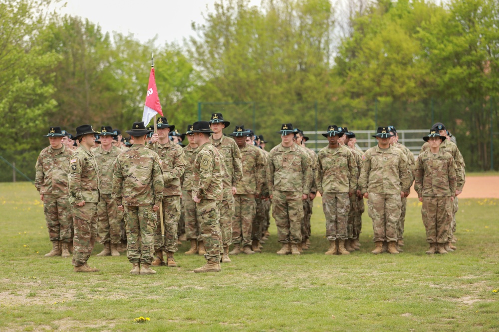 Lightning Troop change of command ceremony