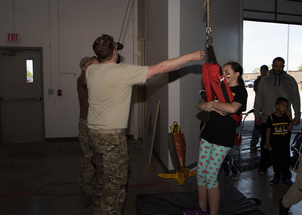 Whiteman AFB hosts mock deployment for children