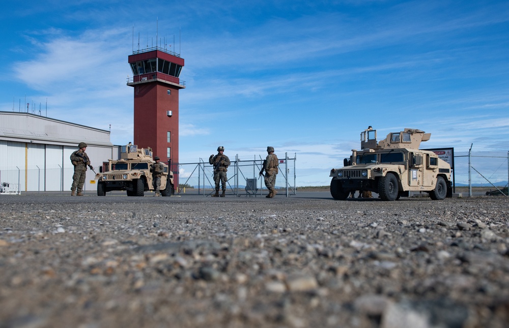 USMC transfers airfield over to USAF during NE19