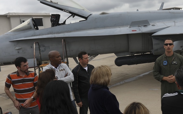 Educators become the educated with jets, bands, and history