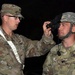 Soldiers participate in night vision convoy training