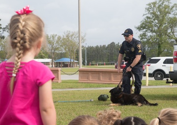 Cherry Point Police visit Child Development Center