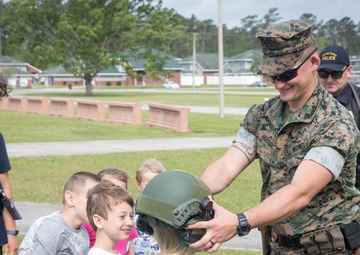 Cherry Point Police visit Child Development Center