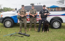 Cherry Point Police visit Child Development Center