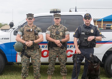 Cherry Point Police visit Child Development Center