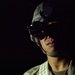 Soldiers participate in night vision convoy training
