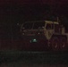 Soldiers participate in night vision convoy training