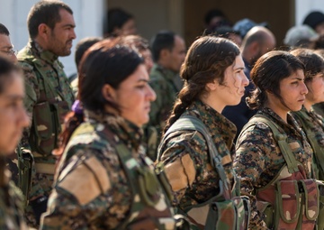 Syrian Democratic Forces Celebrate End of ISIS's So-Called Physical Caliphate