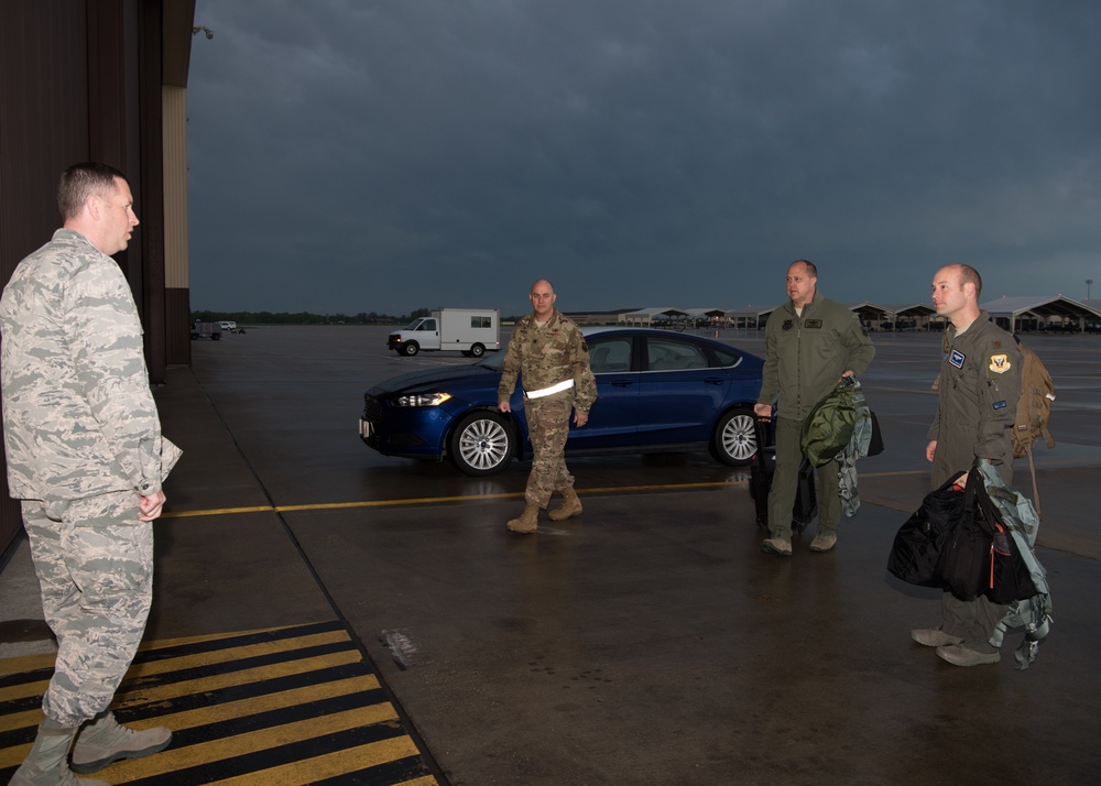 Brig. Gen. John J Nichols' fini flight as Whiteman AFB Commander