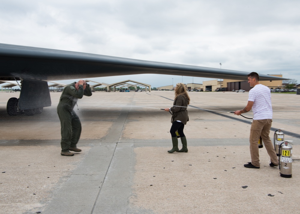 Brig. Gen. John J Nichols' fini flight as Whiteman AFB Commander