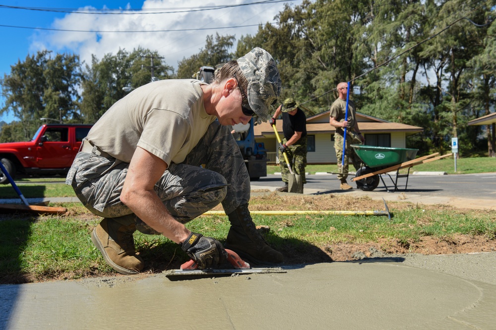 169th Civil Engineer Squadron trains at Bellows Air Force Station