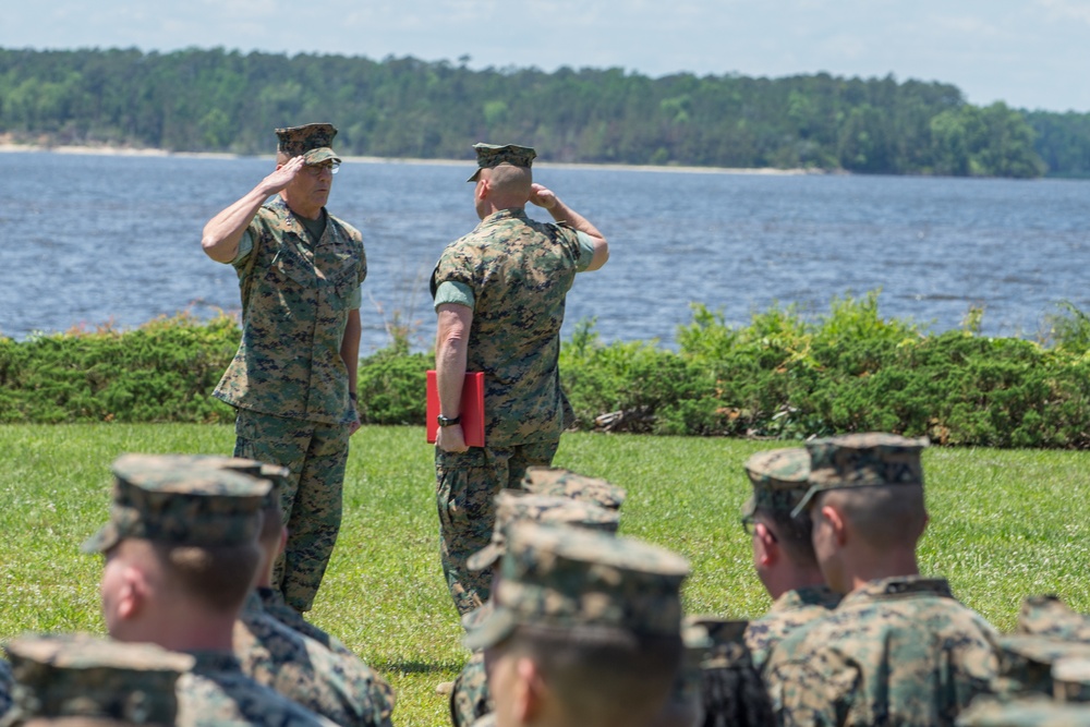 2nd Marine Logistics Group Service Members Receive Awards for Excellency