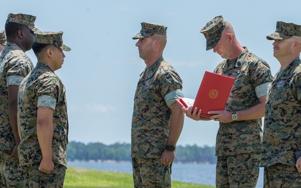 2nd Marine Logistics Group Service Members Receive Awards for Excellency