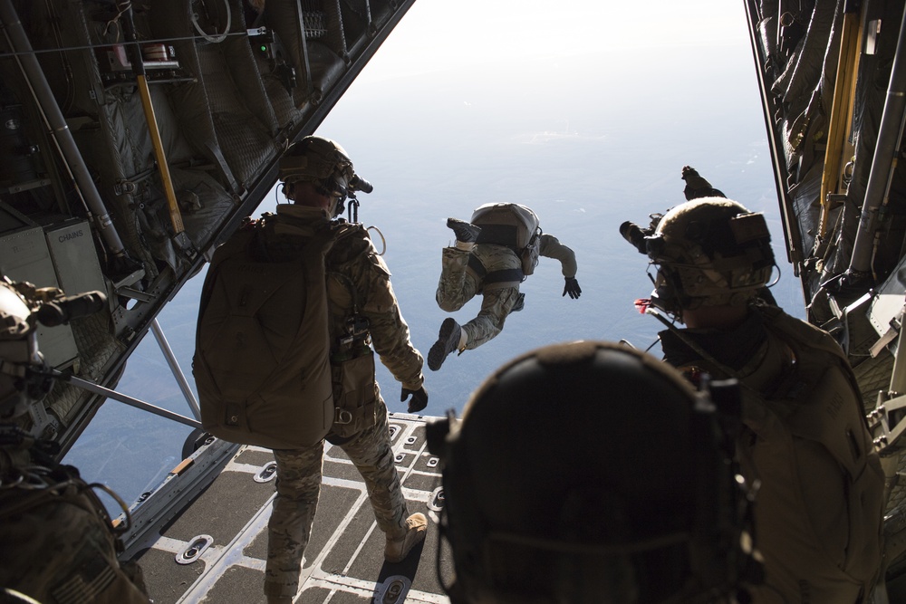 Falling from the Clouds: 23rd STS perform global access jumps