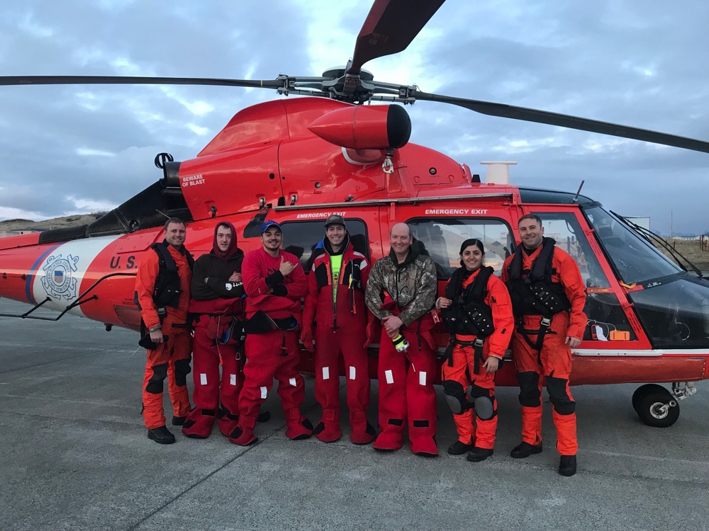 Coast Guard rescues four who abandoned ship south of Atka Island, Alaska