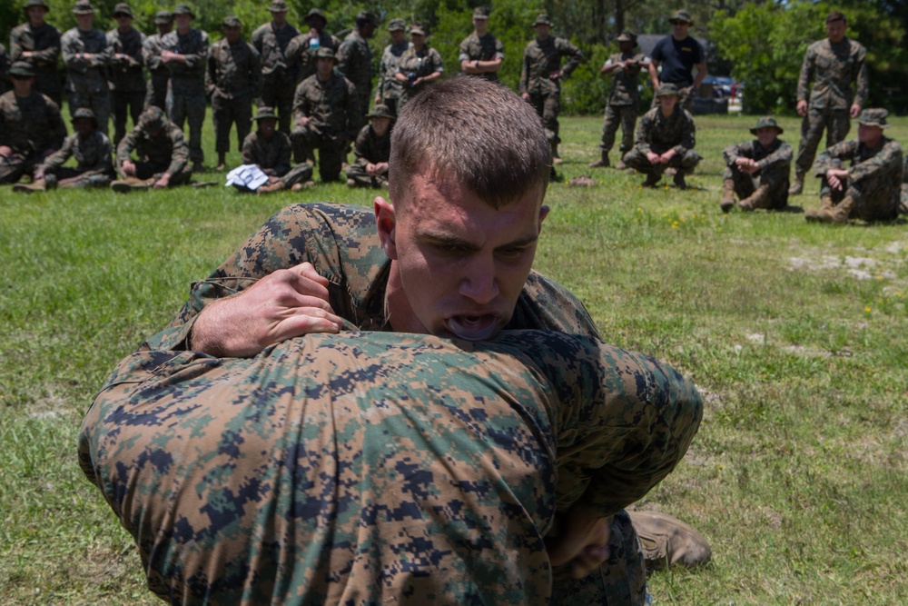 Marines with 2nd MLG annual squad competition