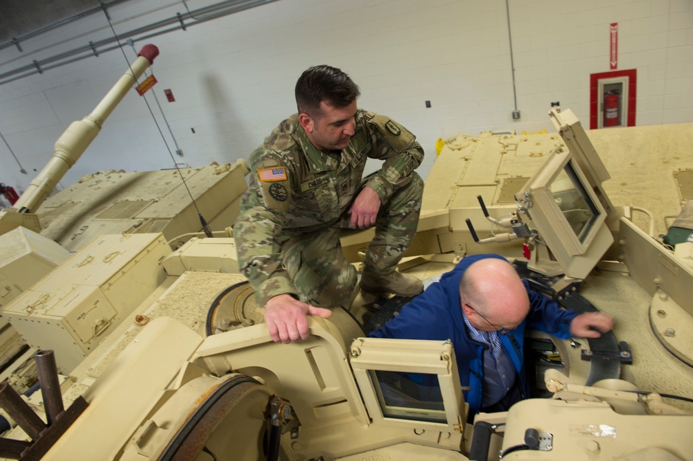 Zions Bank Employees Tour Idaho National Guard