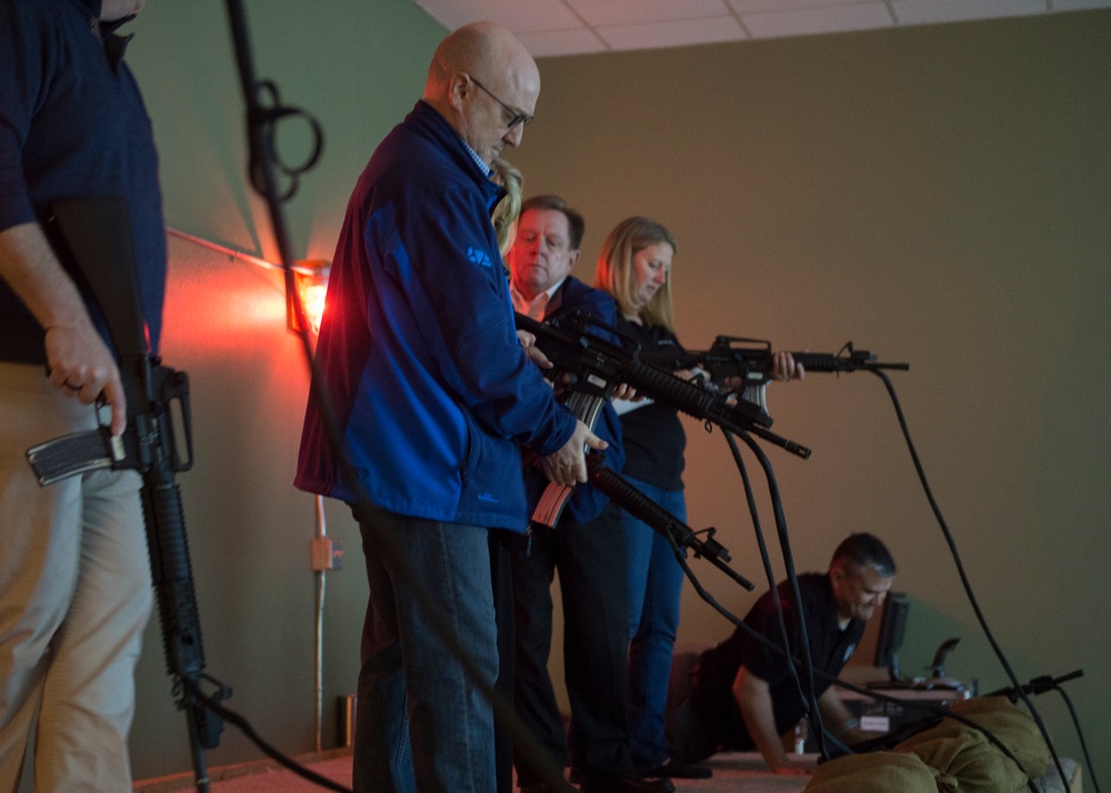 Zions Bank Employees Tour Idaho National Guard