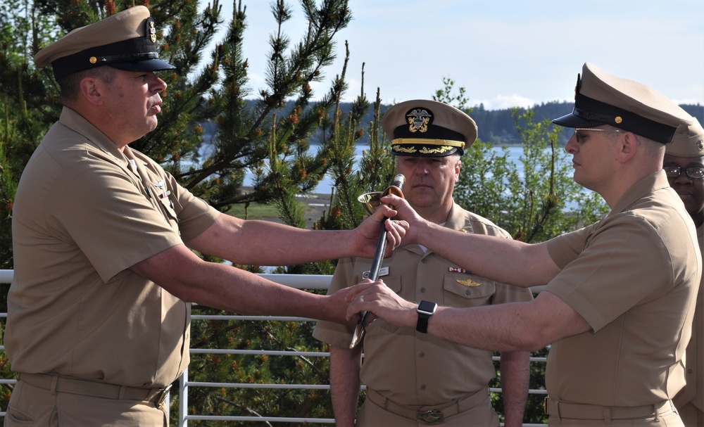 The Sailor’s Cutlass is Passed at Naval Hospital Bremerton