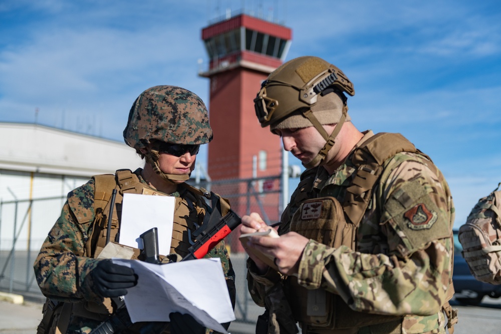 USMC transfers airfield over to USAF during NE19