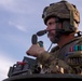 Captain Bryce Lockwood in a LAV Turret at Maple Resolve 19-01