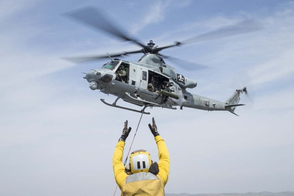 USS Boxer Vertical Replenishment