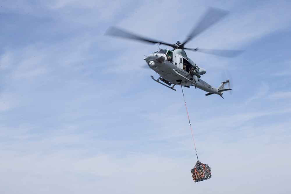 USS Boxer Vertical Replenishment