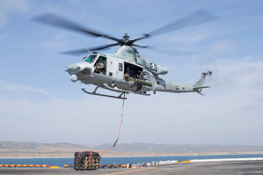 USS Boxer Vertical Replenishment