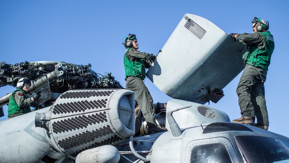 USS Boxer Flight Operations