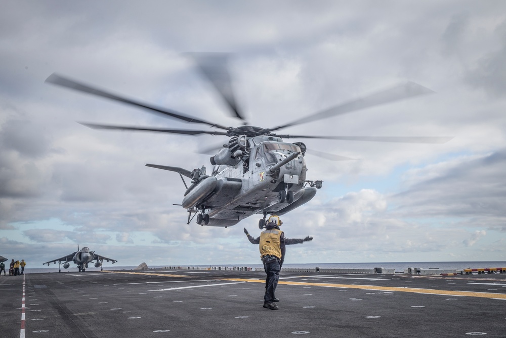 USS Boxer Flight Operations