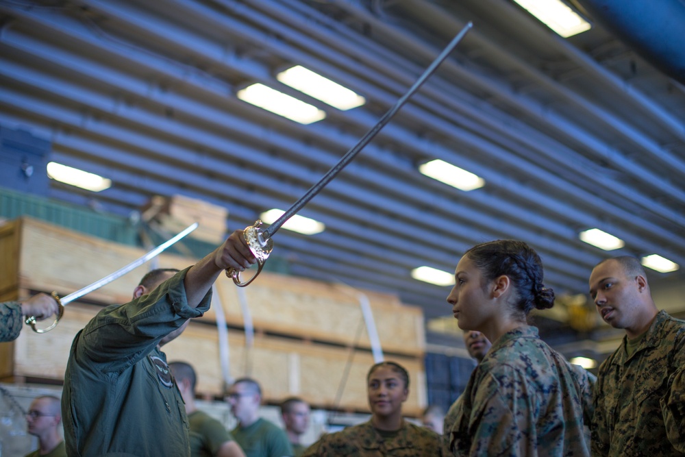 USS Boxer Corporals Course Drill