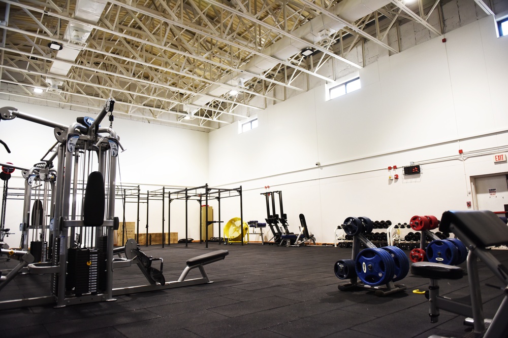 Larger than Life Fitness Center weight room reopens