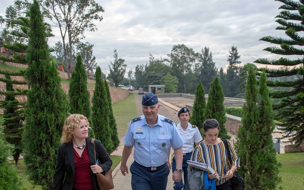 CJTF-HOA deputy commanding general visits Rwanda during 25th Anniversary of genocide