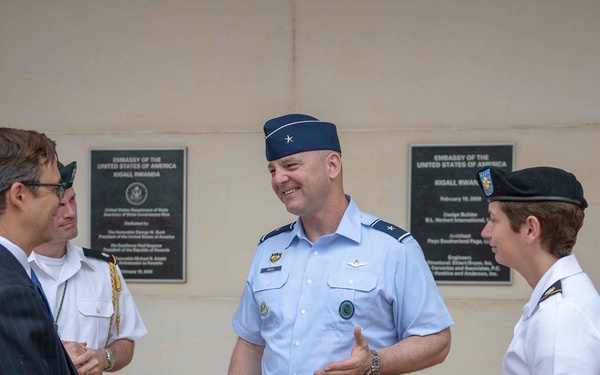 CJTF-HOA deputy commanding general visits Rwanda during 25th Anniversary of genocide
