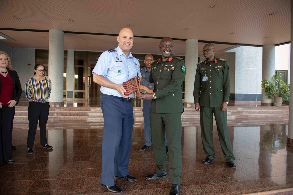 CJTF-HOA deputy commanding general visits Rwanda during 25th Anniversary of genocide