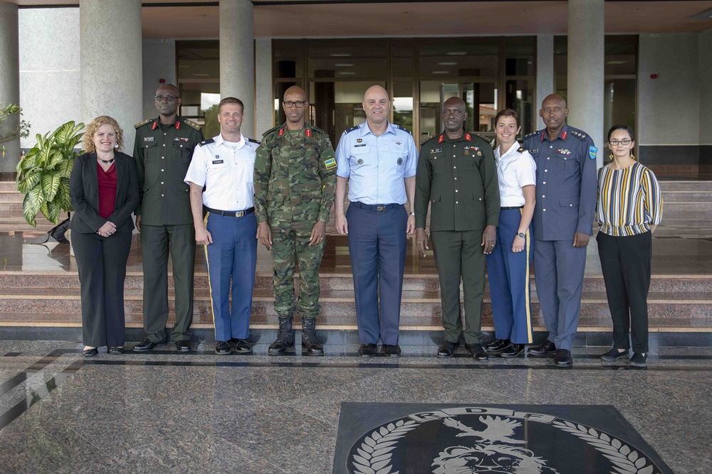 CJTF-HOA deputy commanding general visits Rwanda during 25th Anniversary of genocide