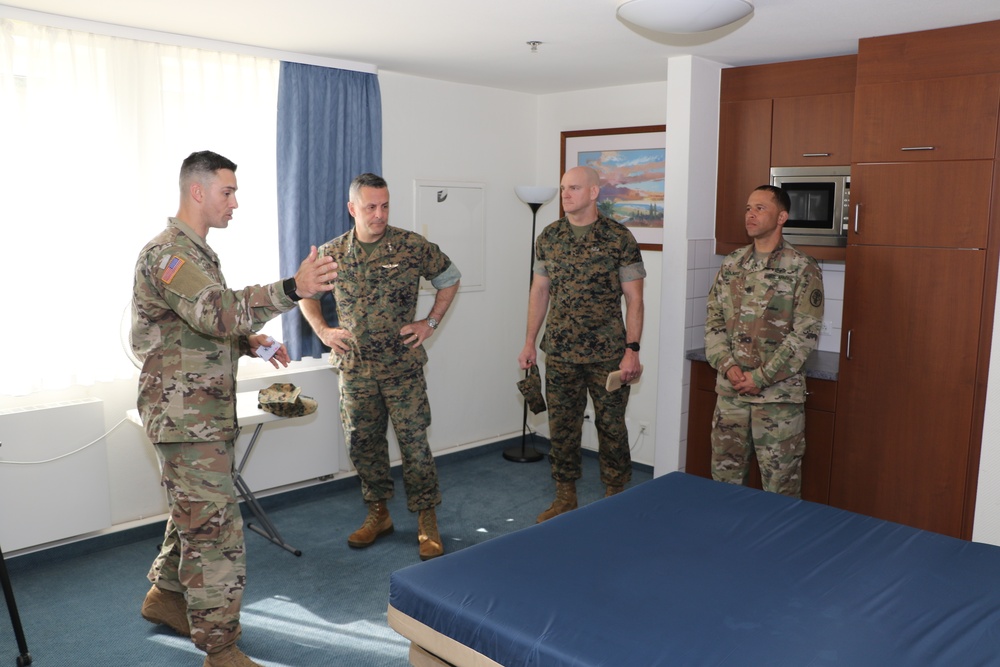 Marine Corps leaders tour Landstuhl Regional Medical Center