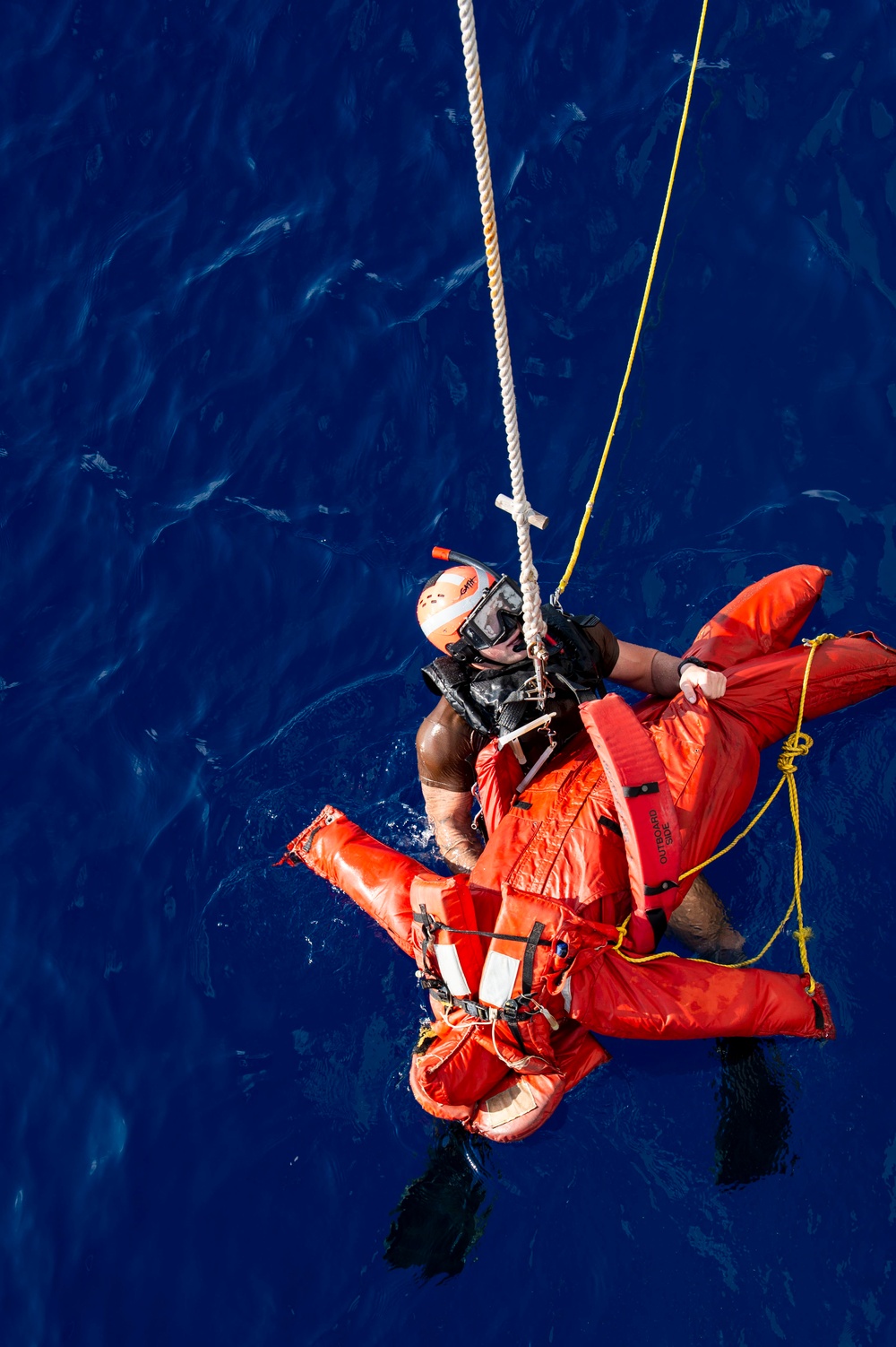 Uss Preble Conducts Man Overboard Drill