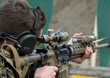 U.S. Marines, Norwegian Coastal Ranger Commando Execute Combat Marksmanship Drills Platinum Ren 2019