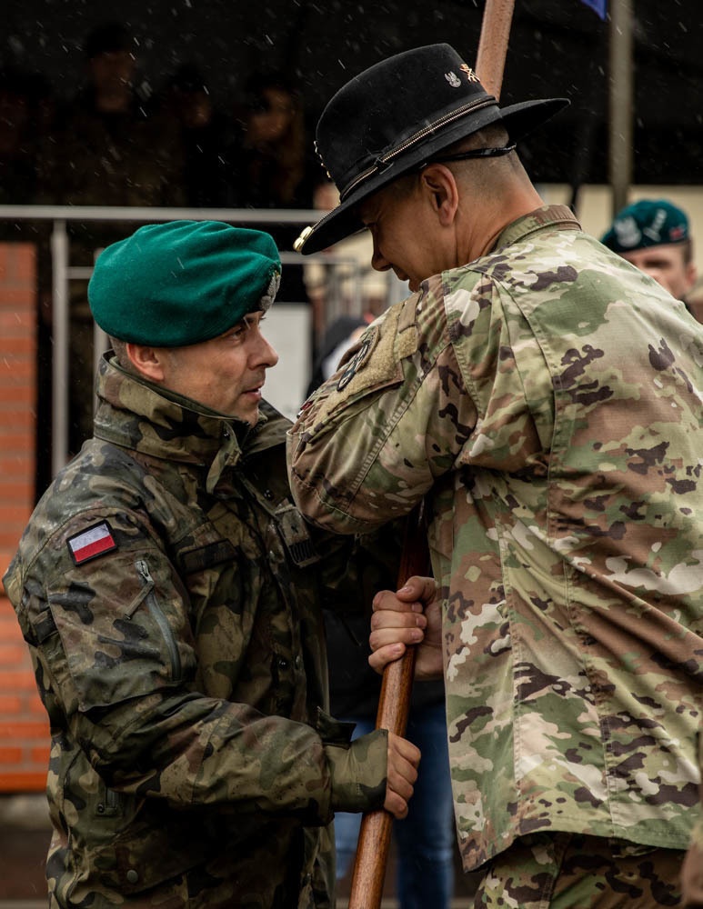 278th Armored Cavalry Regiment conducts Transfer of Authority ceremony for NATO’s EFP Battle Group Poland