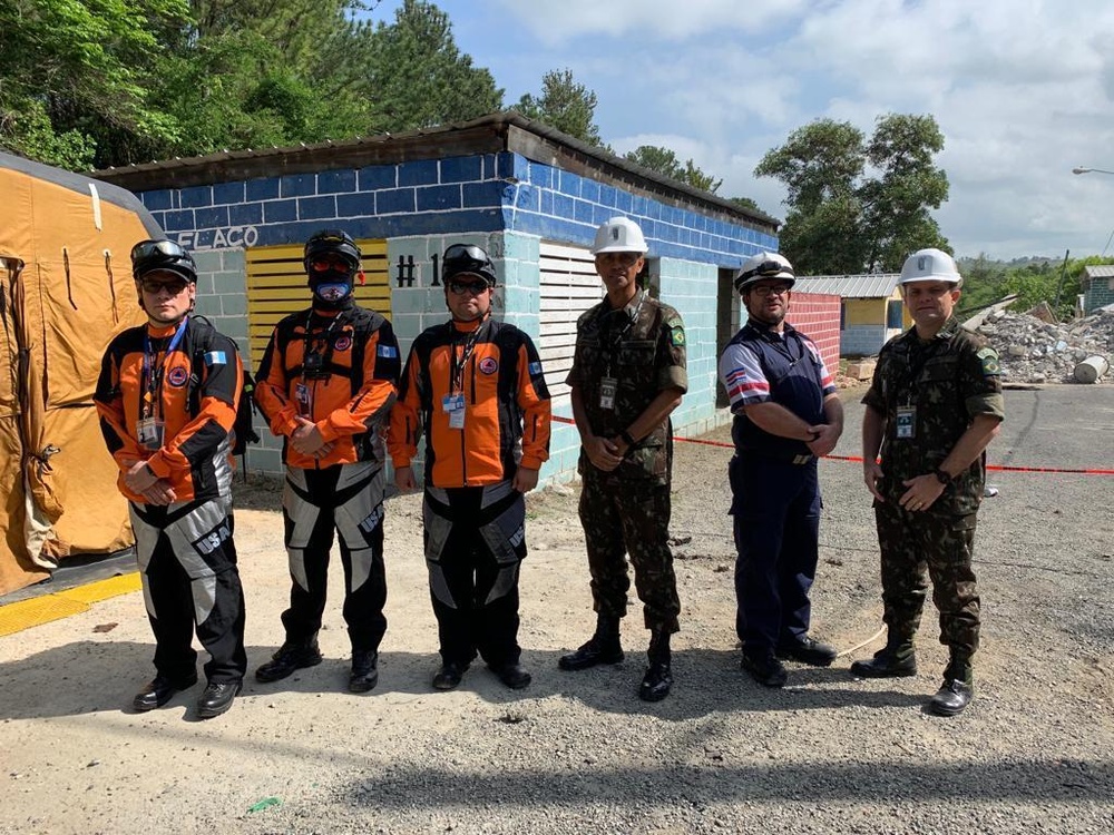 Brazilian Army officers participate as evaluators for the Fuerzas Aliadas Humanitarias 2019 exercise