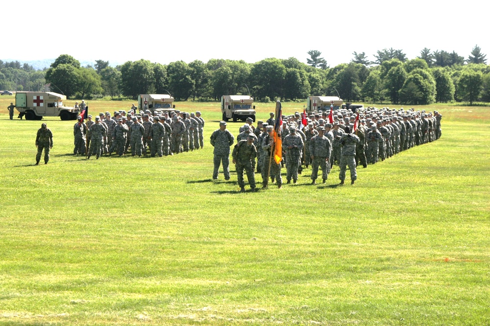 2016 change of command ceremony with 32nd IBCT at Fort McCoy