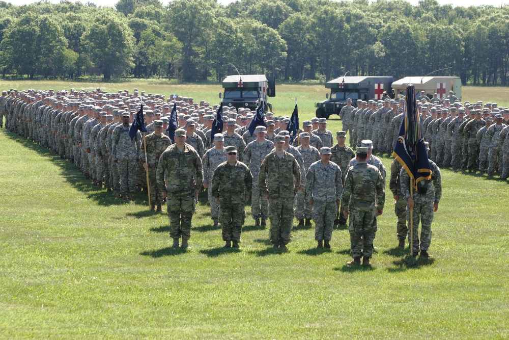 2016 change of command ceremony with 32nd IBCT at Fort McCoy